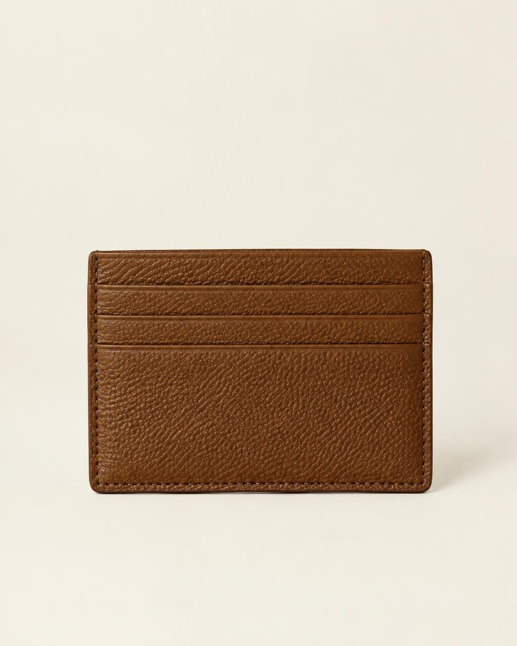 Linea Cardholder — Six-slot pebbled cardholder